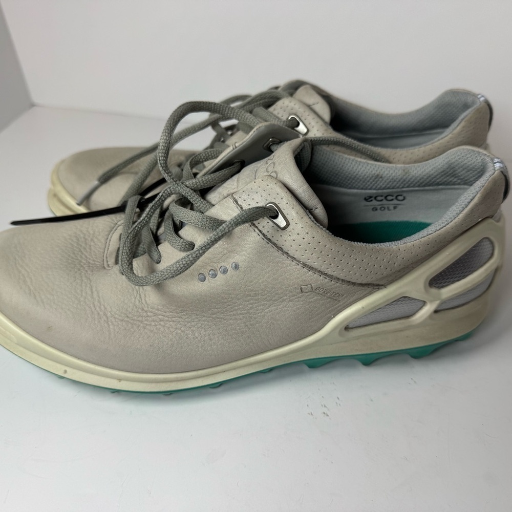 ECCO Biom Cage Pro Gore-Tex Women's Golf Shoes Black Leather Size 10 - Picture 3 of 8